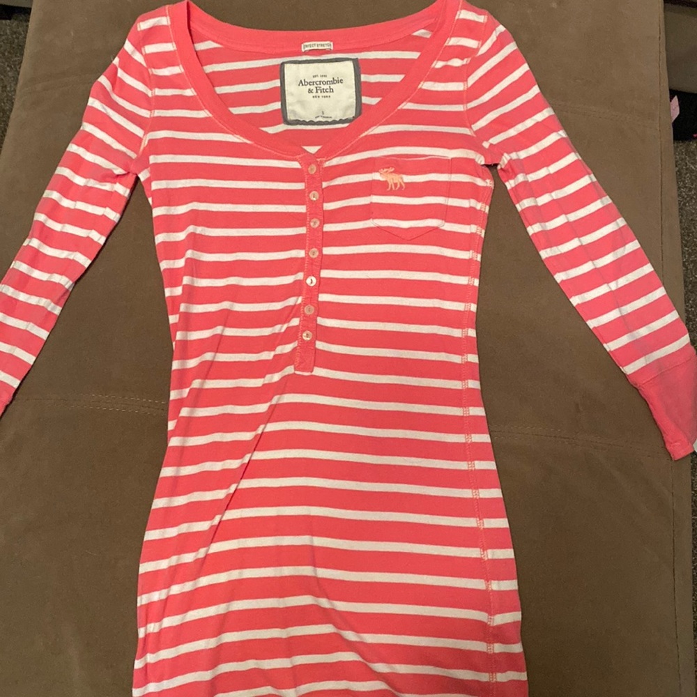 Abercrombie & Fitch Pink Long Sleeve, Size S